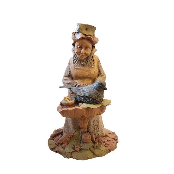 Gnome Tom Clark Florence Nightingale Nurse Signed 1986 Fairy Troll Renaissance - Picture 13 of 13